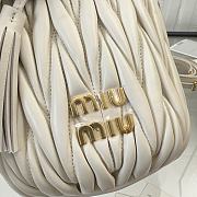 Miu Miu Bucket Small White Bag 17X15X10CM - 5