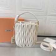 Miu Miu Bucket Small White Bag 17X15X10CM - 4