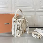 Miu Miu Bucket Small White Bag 17X15X10CM - 2