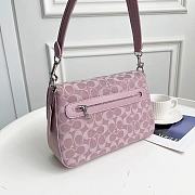 Coach CG094 Soft Tabby Shoulder Bag In Signature Denim Pink 26x19x9cm - 6