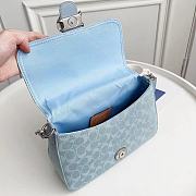 Coach CG094 Soft Tabby Shoulder Bag In Signature Denim Light Blue 26x19x9cm - 6