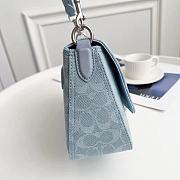 Coach CG094 Soft Tabby Shoulder Bag In Signature Denim Light Blue 26x19x9cm - 3