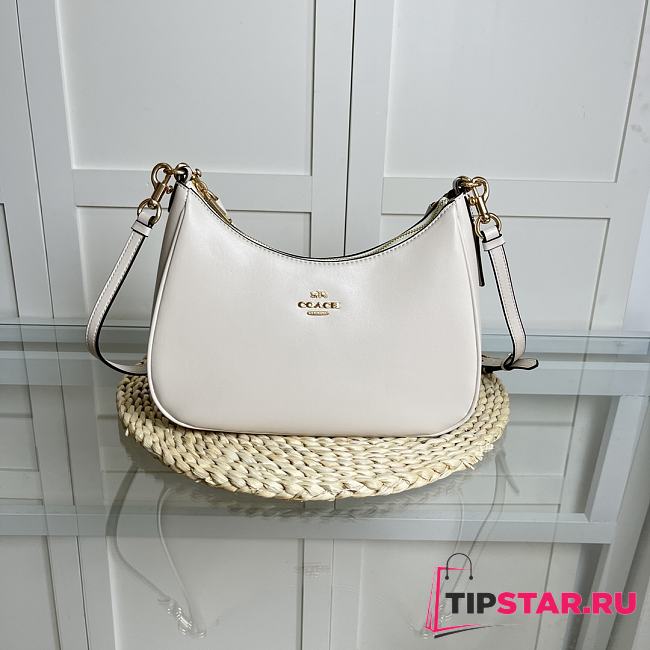 Coach Outlet Women's TERI Half Moon Underarm Bag White 29X23X9CM - 1