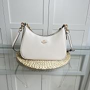 Coach Outlet Women's TERI Half Moon Underarm Bag White 29X23X9CM - 1