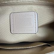 Coach Outlet Women's TERI Half Moon Underarm Bag White 29X23X9CM - 3