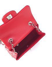 Chanel Classic Red Flap Small Bag 17cm - 6