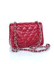 Chanel Classic Red Flap Small Bag 17cm - 4