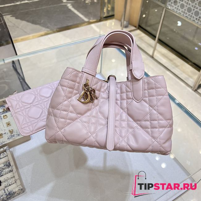 Dior Toujours Small Light Pink Tote Bag 23x14x12cm  - 1