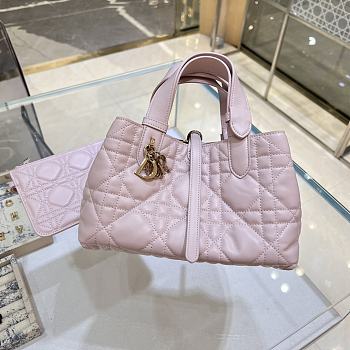 Dior Toujours Small Light Pink Tote Bag 23x14x12cm 