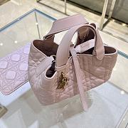 Dior Toujours Small Light Pink Tote Bag 23x14x12cm  - 6