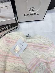 Chanel long-sleeved slim-fit sweater - 6