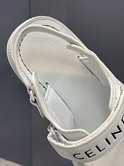 Celine Velcro White Sandals - 2