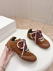 Alexander McQueen Flexion Retro Casual Sports Brown Shoes - 4