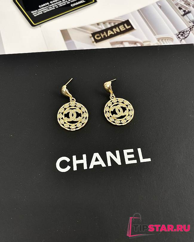 Chanel double c diamond earrings - 1