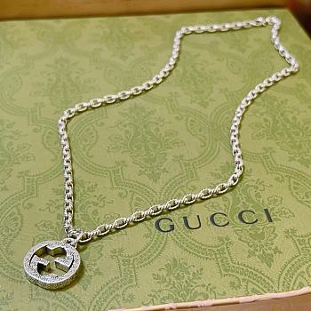 Gucci celebrity style classic Anger Forest series double Gucci necklace