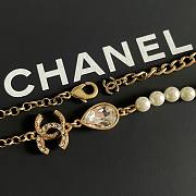 Chanel Pearl Double C Necklace  - 5