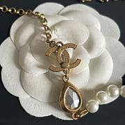 Chanel Pearl Double C Necklace  - 3