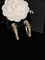 Chanel diamond earrings  - 4