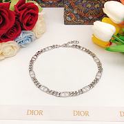 Dior necklace silver - 4