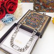 Dior necklace silver - 3