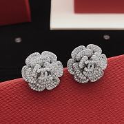 Chanel Camellia flower earrings - 6