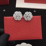 Chanel Camellia flower earrings - 5