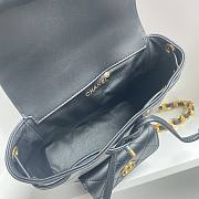 Chanel Vintage Duma Backpack Black 21x10x20.5cm  - 4