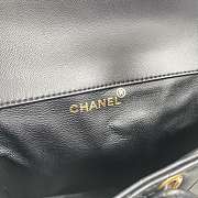 Chanel Vintage Duma Backpack Black 21x10x20.5cm  - 2