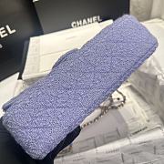 Chanel 24p purple and blue tweed 25cm - 6