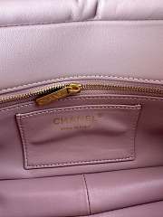 Chanel Lambskin Hardware Light Pink 28cmX12cmX6cm - 5