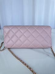 Chanel Lambskin Hardware Light Pink 28cmX12cmX6cm - 2