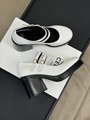 Celine double strap white shoes - 4