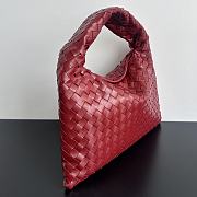 BVLGARY Small HOP Cowhide Red 41x20.5x7.5cm - 4