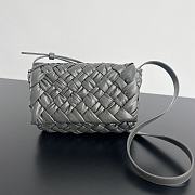 BVLGARI Rumple Unisex Grey Handbag 21x14x5cm - 1