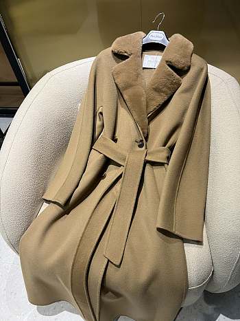 Maxmara two-piece mink cashmere coat