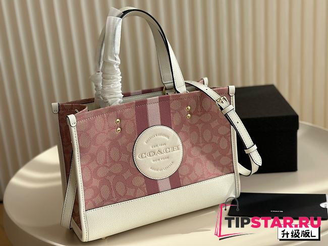 Coach new field pink tote 30x23x15cm - 1