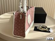 Coach new field pink tote 30x23x15cm - 6