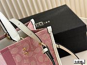 Coach new field pink tote 30x23x15cm - 2