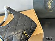 YSL Sade Hobo Black Bag 20*14cm - 2