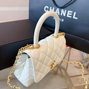 Chanel 1Coco Handle Selzburg White 20cm - 5