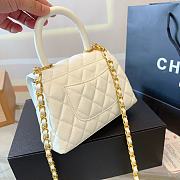 Chanel 1Coco Handle Selzburg White 20cm - 2