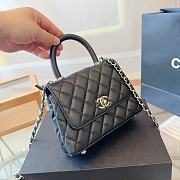 Chanel 1Coco Handle Selzburg Black 20cm - 4