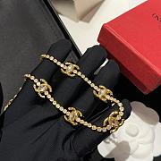 Chanel goose letter full diamond logo choker - 1