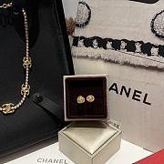 Chanel goose letter full diamond logo choker - 3