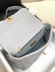 Chanel 21A Flap Grey Bag 26x16x9cm - 5