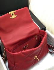 Chanel 21A Flap Red Bag 26x16x9cm - 2