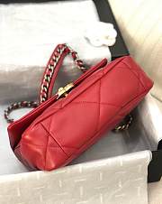 Chanel 21A Flap Red Bag 26x16x9cm - 4