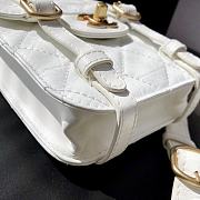 Chanel Mini Vertical Flap White Bag 17X14X7CM - 5