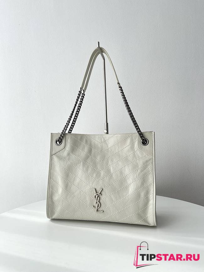 YSL Niki Shopping Offwhite Bag 33x27x11.5cm - 1