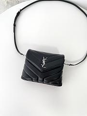 YSL lOULOU Mini Black Bag 20x14x7.5cm - 1